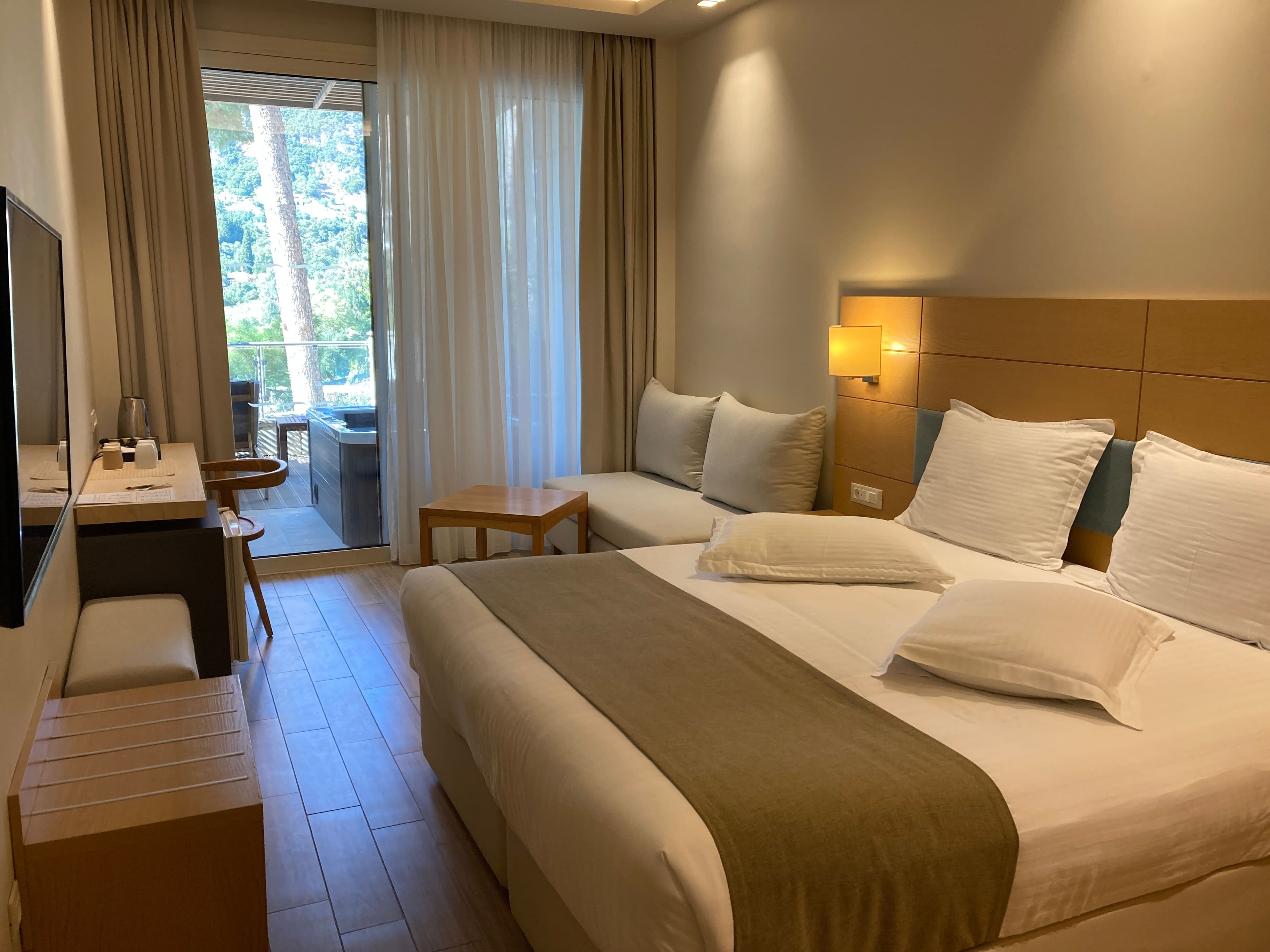 At your hotel